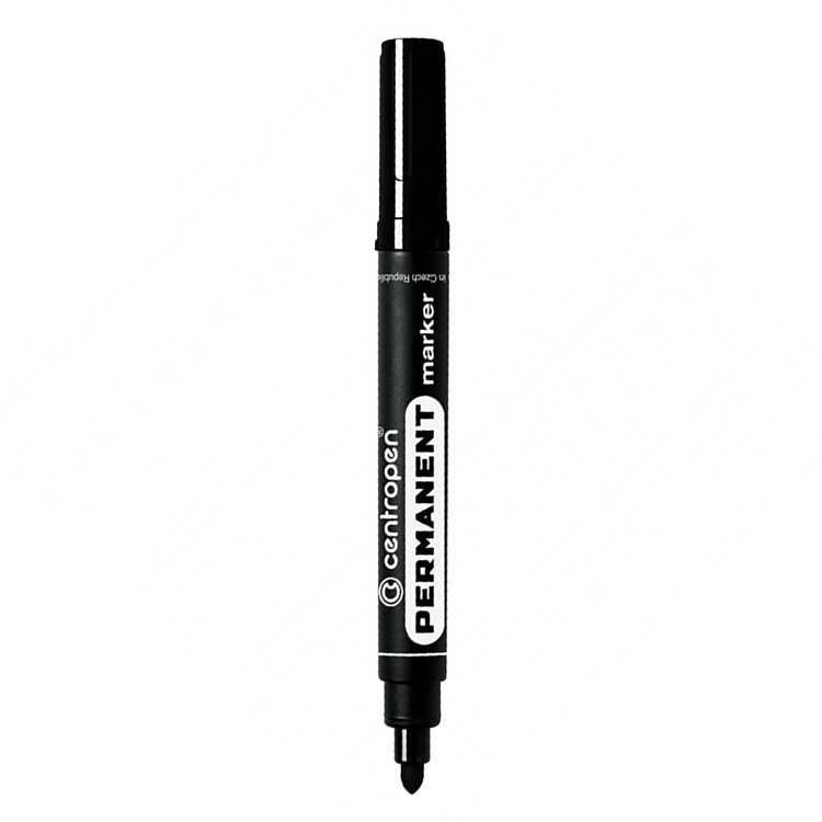 Centropen permanent 8516, fixka čierna, okrúhly hrot 2,5 mm