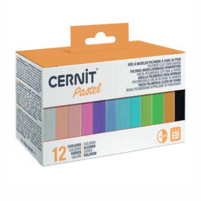 CERNIT sada PASTEL 12 x 25 g