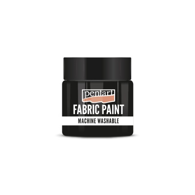 Farba na textil, 50 ml, krycia čierna