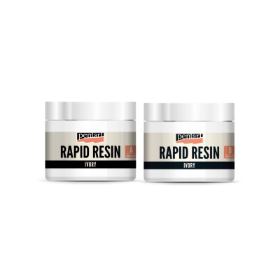 Rapid resin 1:1 set, živica, 80 ml, slonovinová